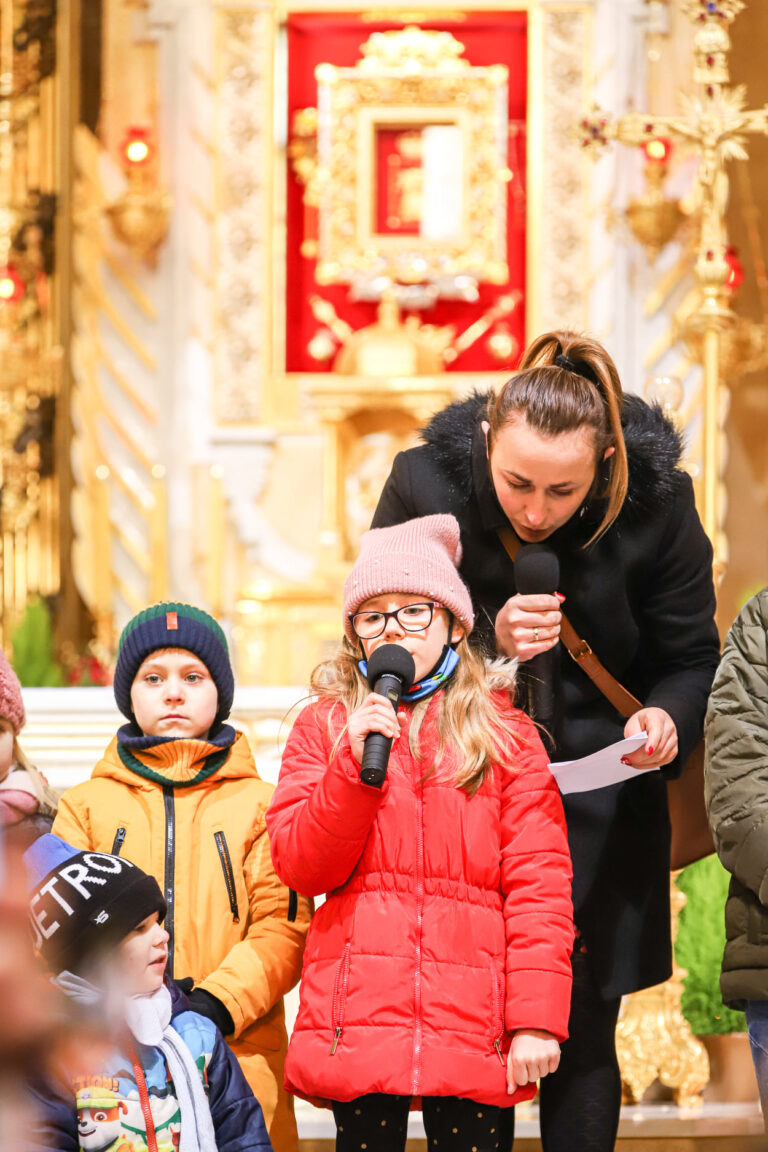 Dziecięce kolędowanie w bazylice, Licheń 26 grudnia 2021 13