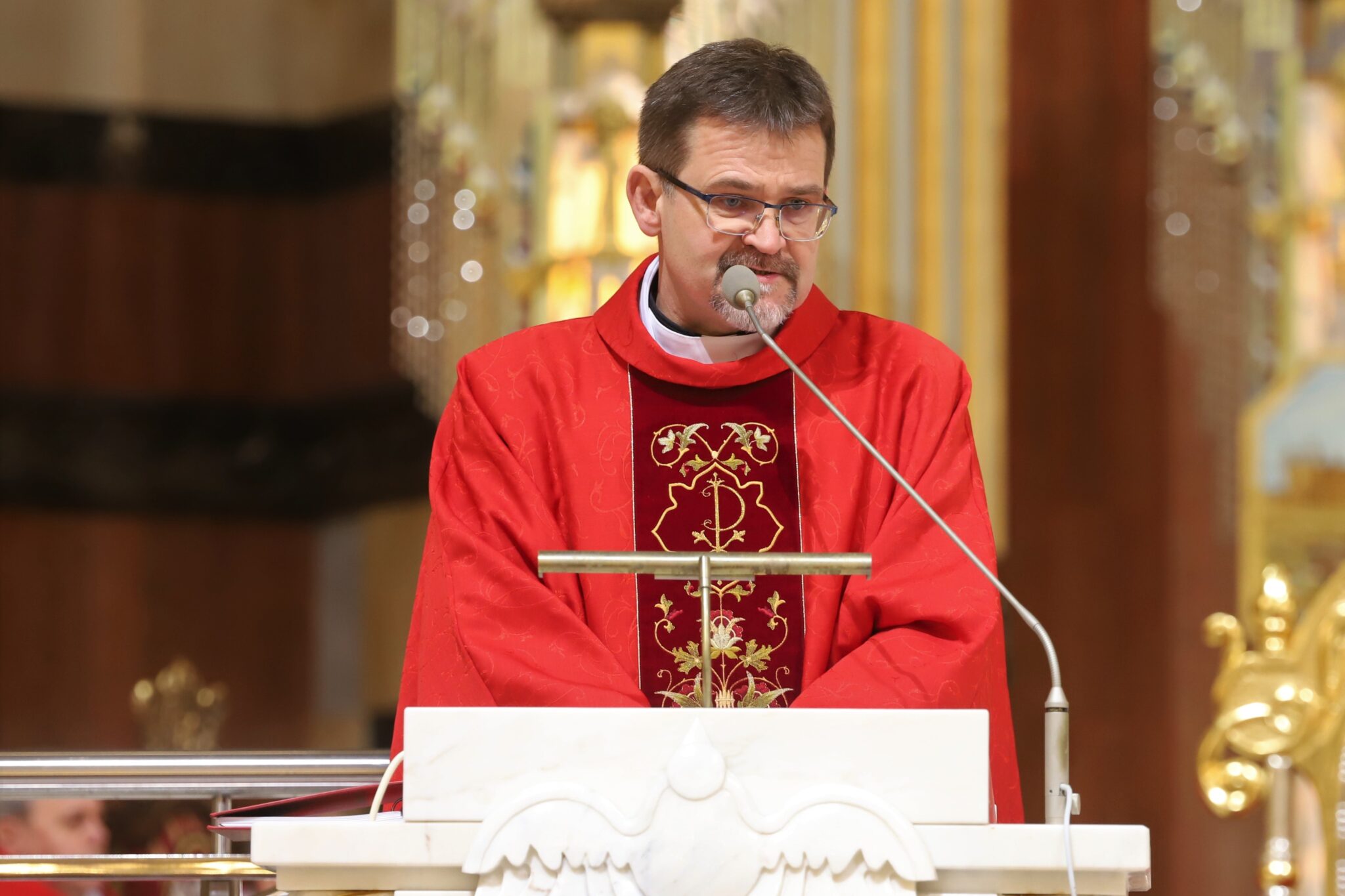 msza w bazylice podczas kapituły ks. Nowaczek